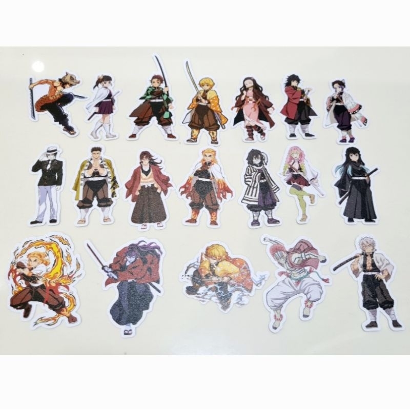 Jual STIKER DEMON SLAYER STICKER PACK TANJIRO NEZUKO ZENITSU INOSUKE ...