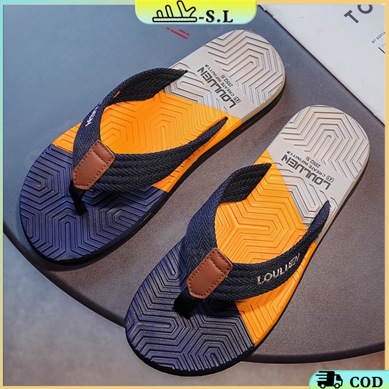 Jual 【COD & Batasi diskon】sandal pria sandal anti licin sandal pria