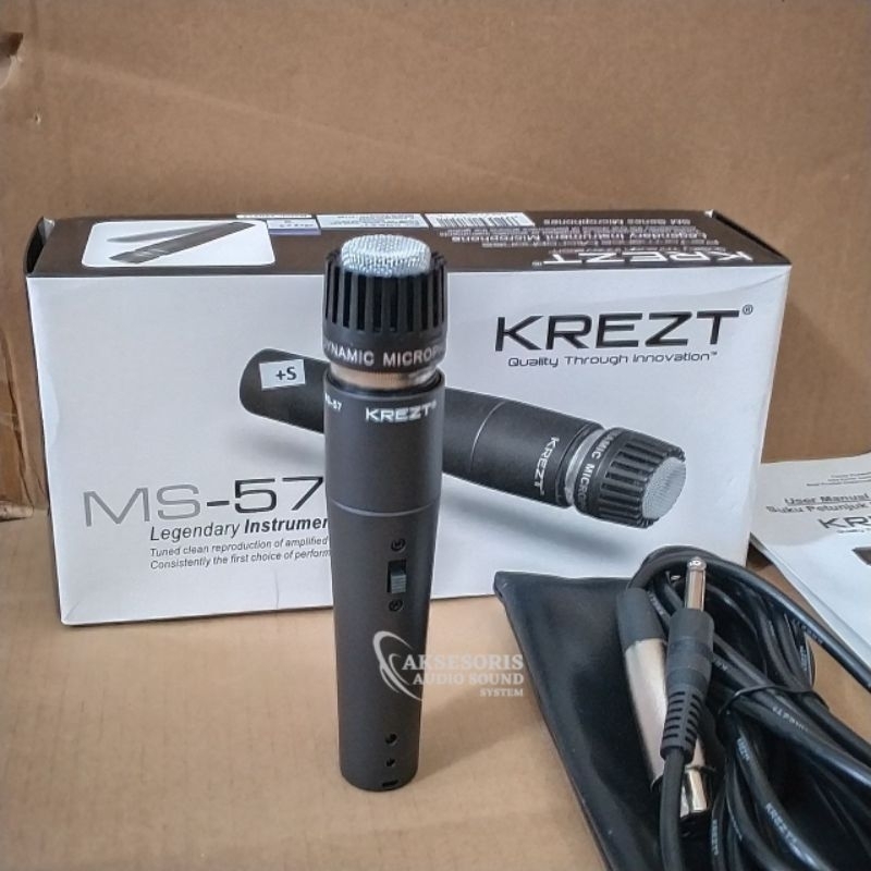 Jual Mic Krezt MS 57 Instrumen Microphone Original Produk Kualitas ...