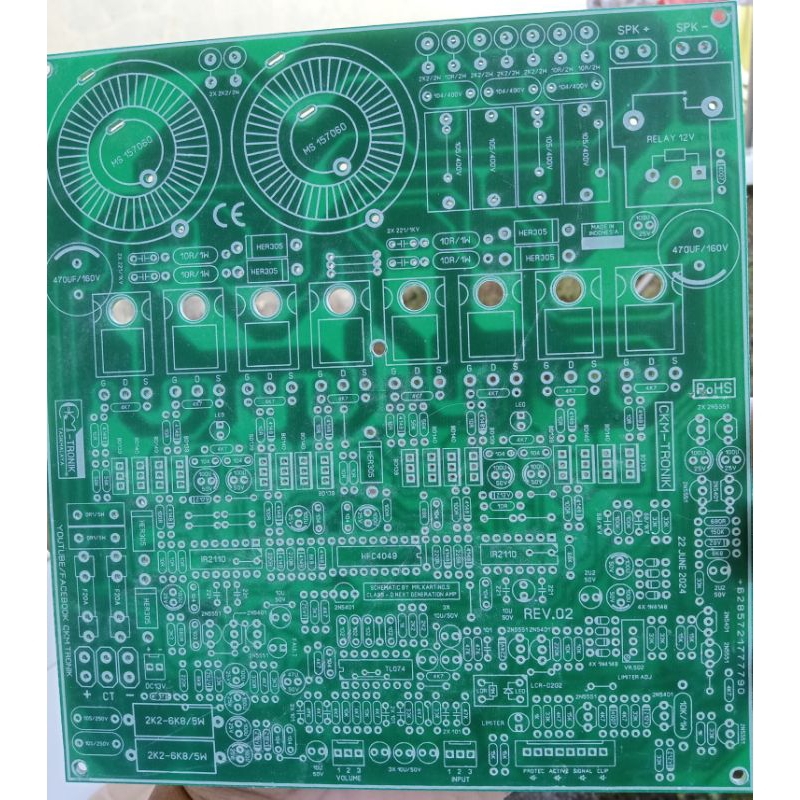 Jual PCB power Class-D FBDF 8mosfet | Shopee Indonesia