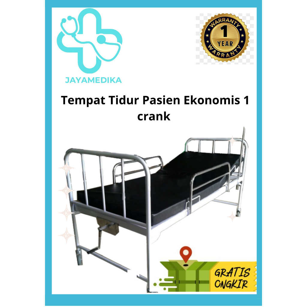 Jual Tempat Tidur Pasien Ekonomi Bed Pasien Ekonomi Ranjang Rumah Sakit