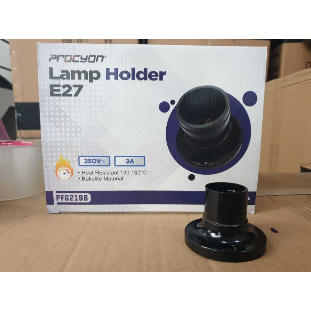 Amasco Fitting Tempel E27 PFG210B Fitting Duduk Model Broko
