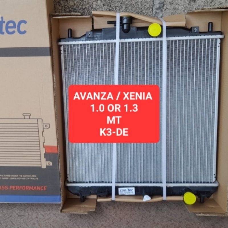 Jual Radiator AVANZA / XENIA 1.0 OR 1.3 Manual Merk Cooltec | Shopee ...