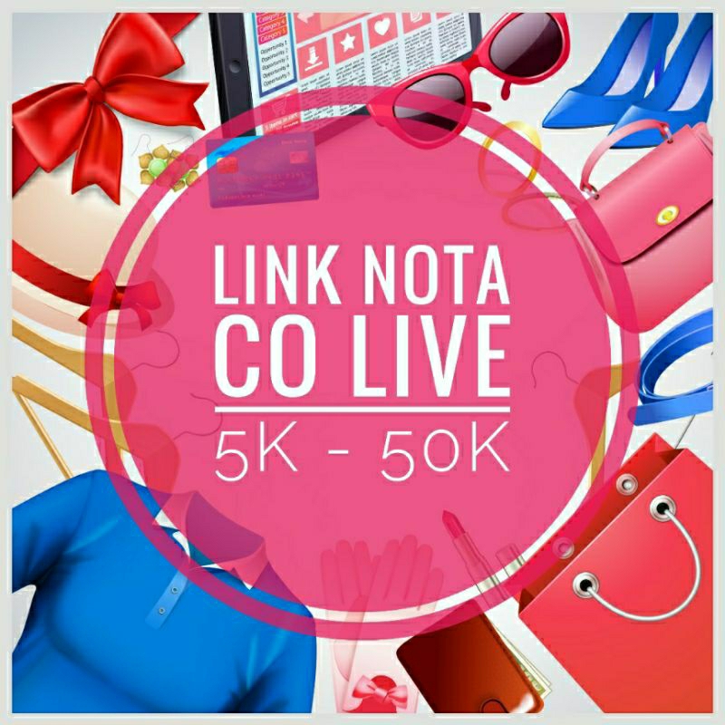 Jual Nota CO Live 10k - 25k (+ biaya admin) | Shopee Indonesia