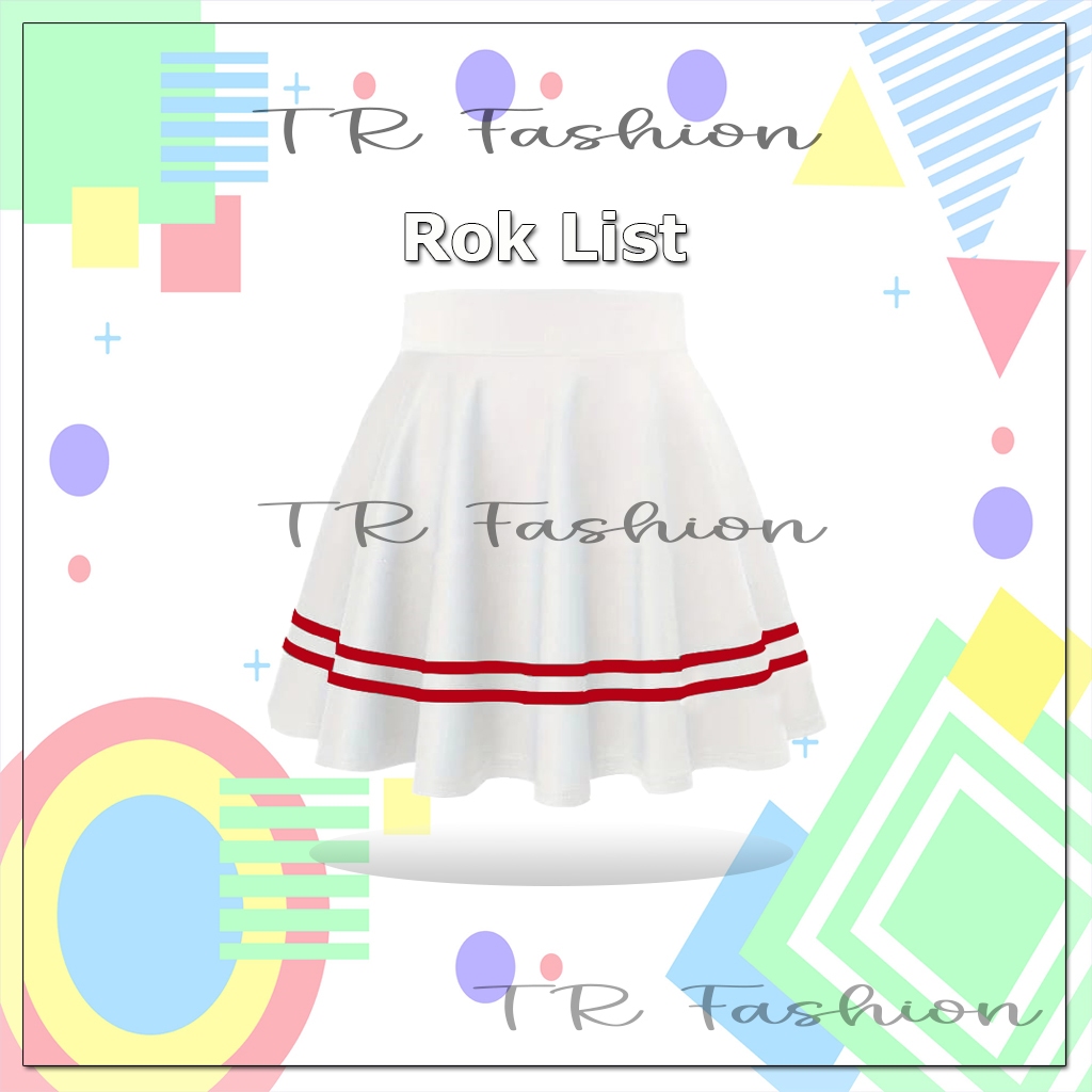 Jual Rok Anak Pendek Perempuan Rok List Putih 2-10 Tahun Scuba | Shopee ...