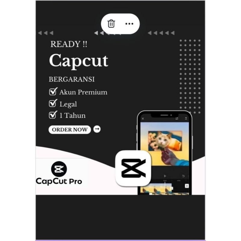Jual CAPCUT PREMIUM IOS & ANDROID 1 TAHUN GARANSI 100% | Shopee Indonesia
