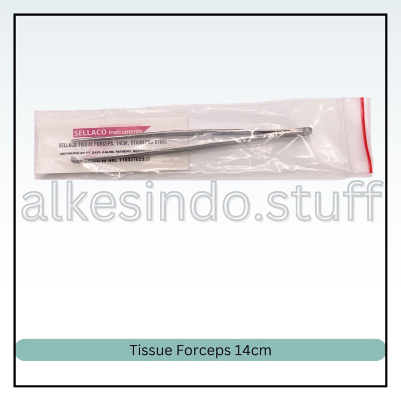 Jual Pinset Chirurgis 14 cm Tissue Forceps Stainless | Sirurgis Pincet ...