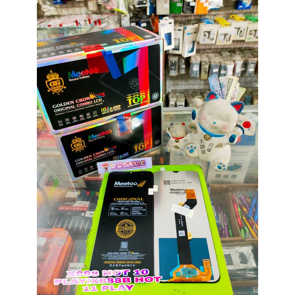 Jual LCD INFINIX X688 HOT 10 PLAY LCD TOUCSHREEN INFINIX HOT 10 PLAY ...