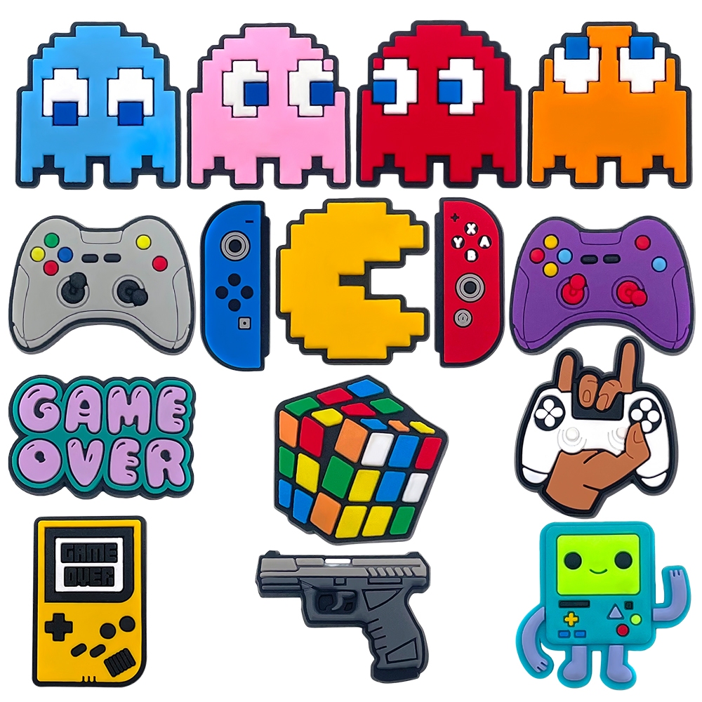 Jual Keren 1PCS Kartun Lucu Karakter Anime DIY video Game Sepatu ...