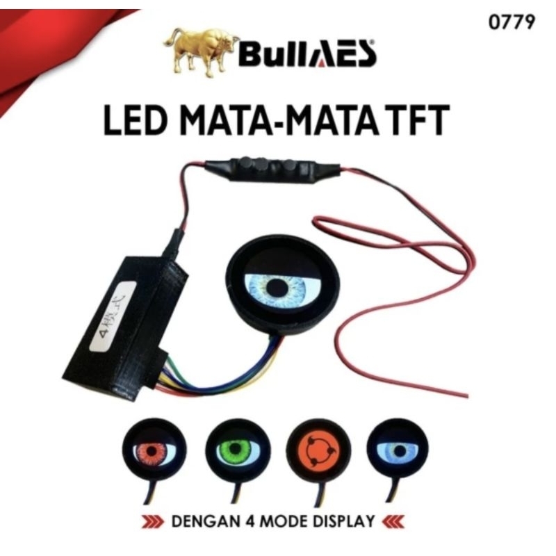 Jual Lampu LED Mata TFT Display PNP APP Controller Wifi Connector ...