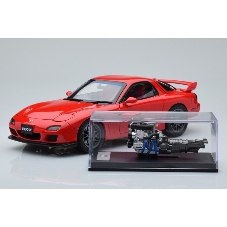 Jual 1/18 POLAR MASTER MAZDA RX7 FD3S RED DIECAST MINIATUR NOT IGNITION ...