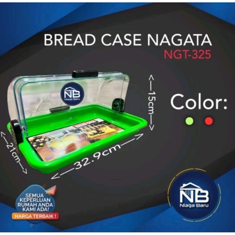 Jual Tempat Roti NAGATA ITALY NGT 325 Bahan Jamin Plastik Tebal asli ...