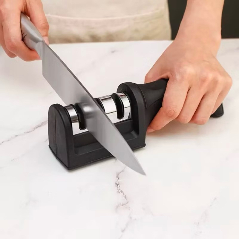 Jual Asahan Pisau Gunting 3 Step Knife Sharpener Alat Pengasah 3 Slot ...