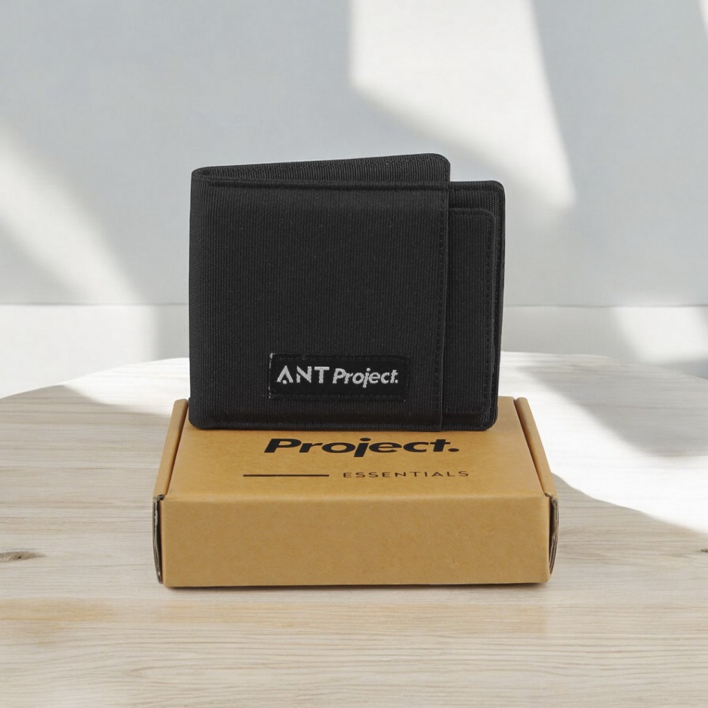 Jual ANT PROJECT - Dompet Lipat Pria POCKET Black - Dompet Kartu Uang ...