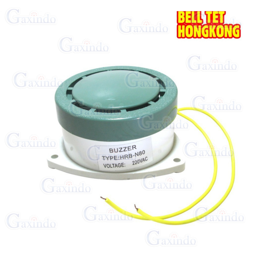 Jual BELL PANEL BUZZER HRB-N80 AC 220V B6030 BELL TET HONGKONG BELL ...