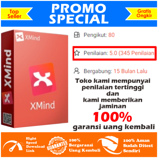 Jual [PROMO BELI 3 GRATIS 1] XMind LifeTime Harga Terjangkau Premium No ...