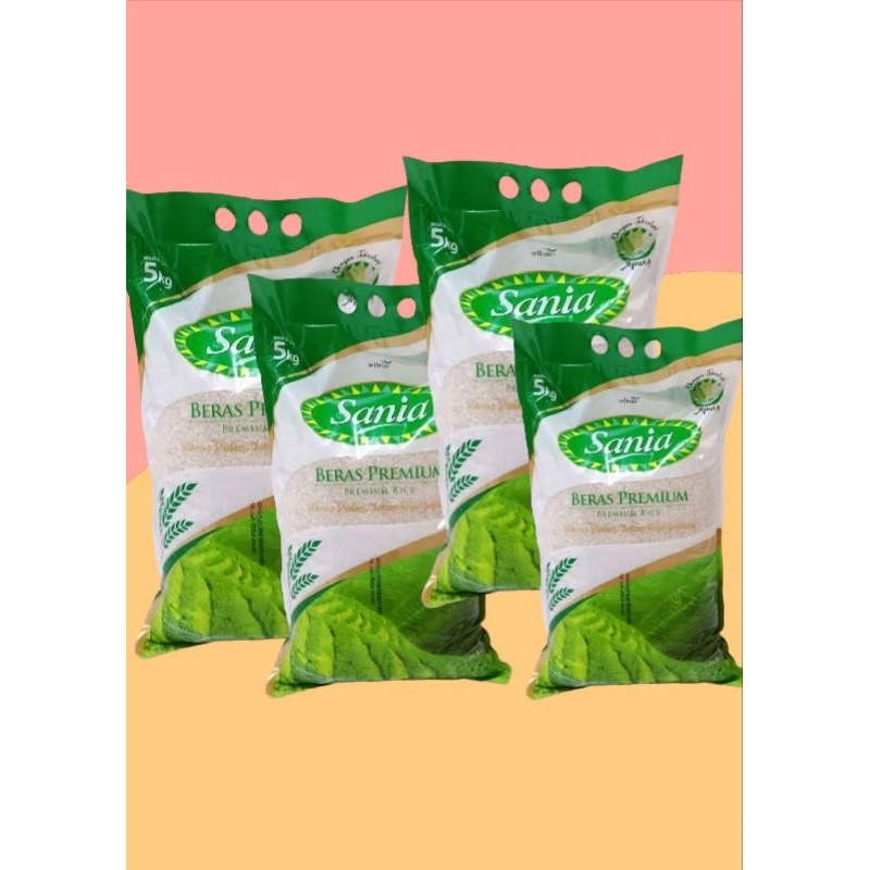 Jual Beras Premium Sania 5kg | Shopee Indonesia