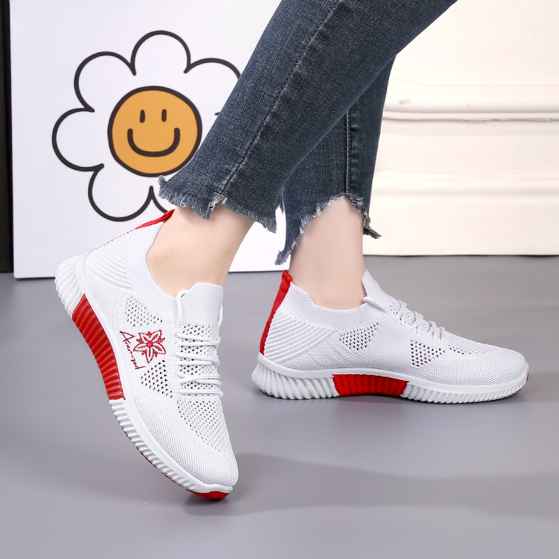 Jual Gobra ♕ SEP103 (Tanpa Kotak) Sepatu Sneakers Wanita Motif Bunga ...