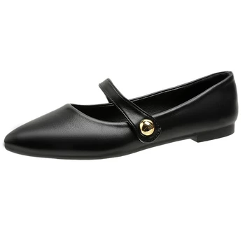 HMBRG FREE BOX Dayeon Sepatu Flatshoes Wanita Slip On Sepatu Tali Wanita Fashion Korean TG2079