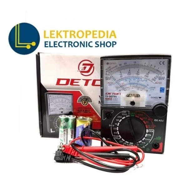 Jual Multitester Analog DETON YX 360Trn Multimeter Multi Avometer ...