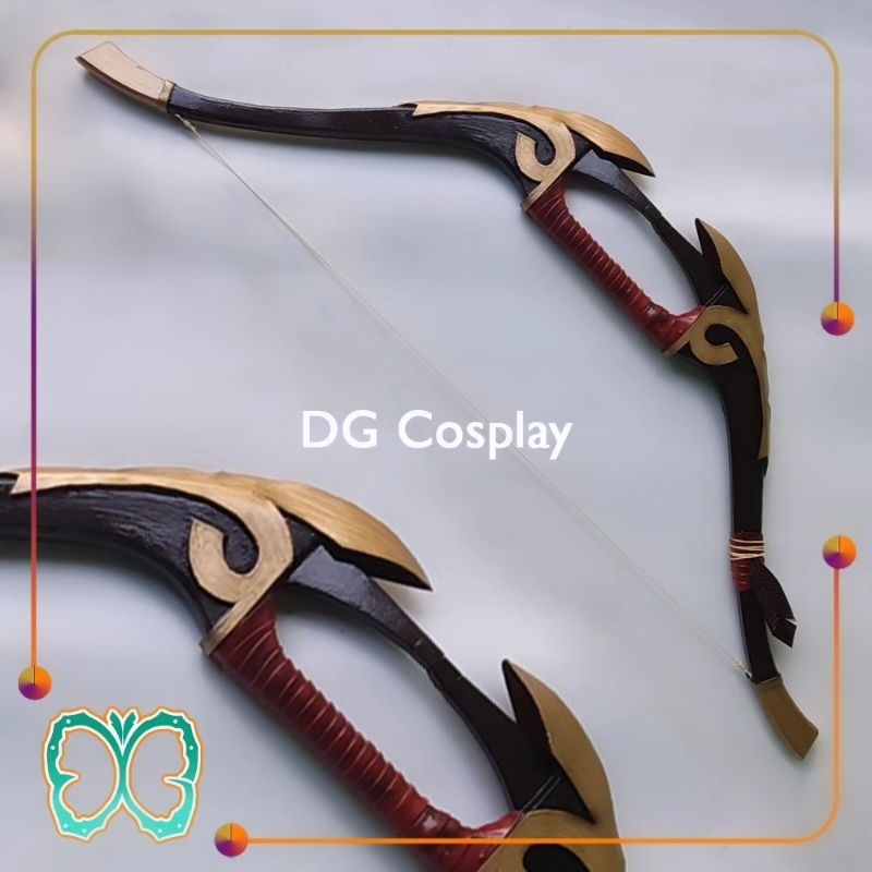 Jual Genshin Impact Properti - Gorou Bow Cosplay - Raven Bow - Mainan ...