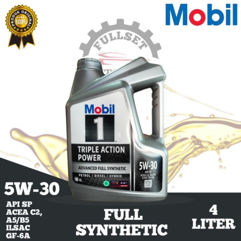 Jual MOBIL 1 5W-30 ADVANCED FULL SYNTHETIC (4liter) | Shopee Indonesia
