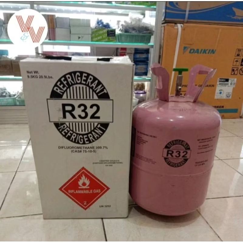 Jual refrigerant R32 isi 3 kg free tabung | Shopee Indonesia