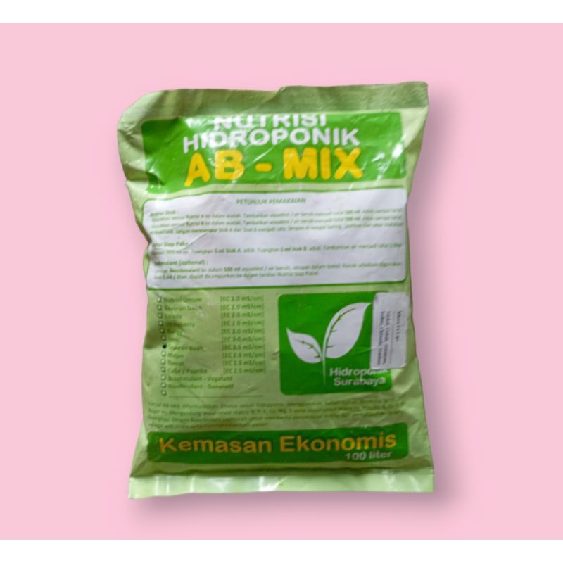 Jual AB MIX Nutrisi Hidroponik Pupuk | Shopee Indonesia