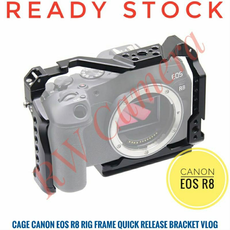 Jual Cage EOS R8 R7 Rig Camera Canon Hand Grip Bracket EOSR8 EOSR7 Vlog ...