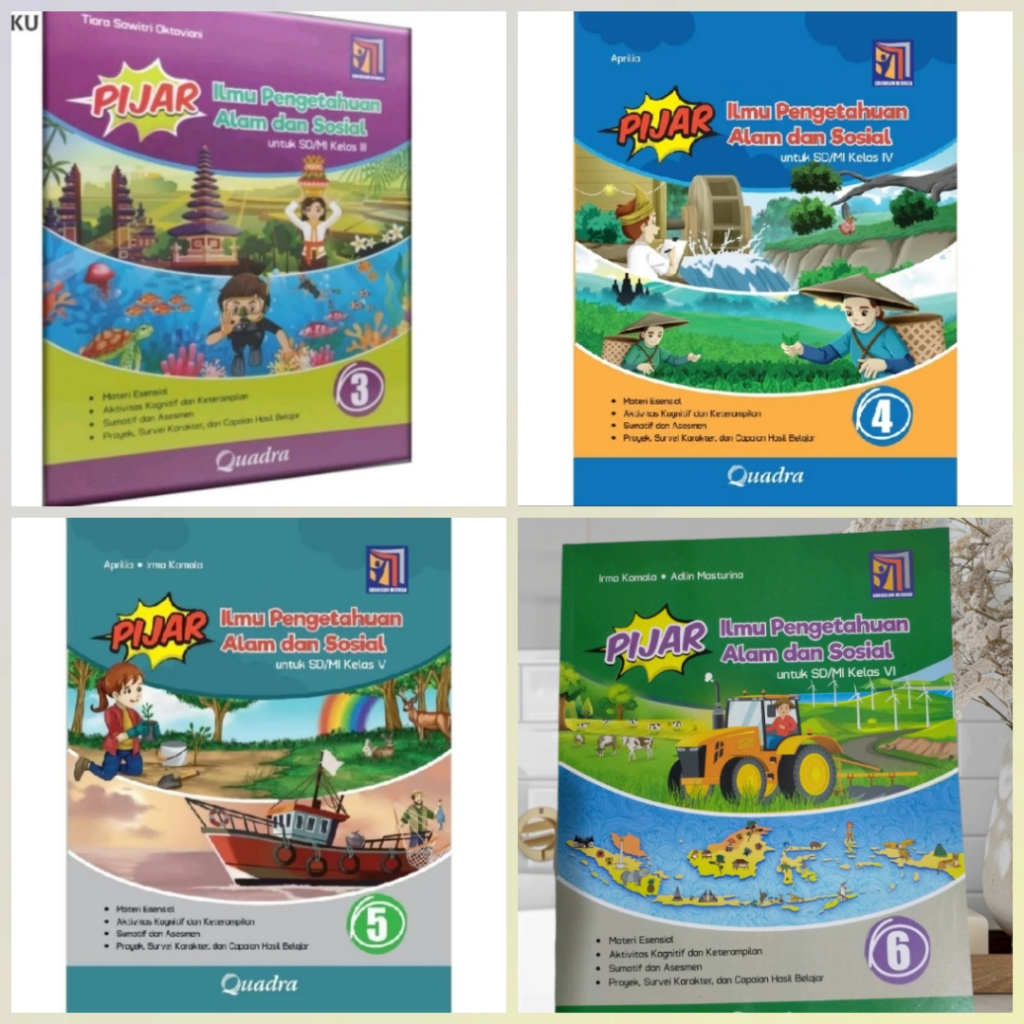 Jual ORI harga satuan buku teks PIJAR IPAS kurikulum merdeka kelas 3-6 ...