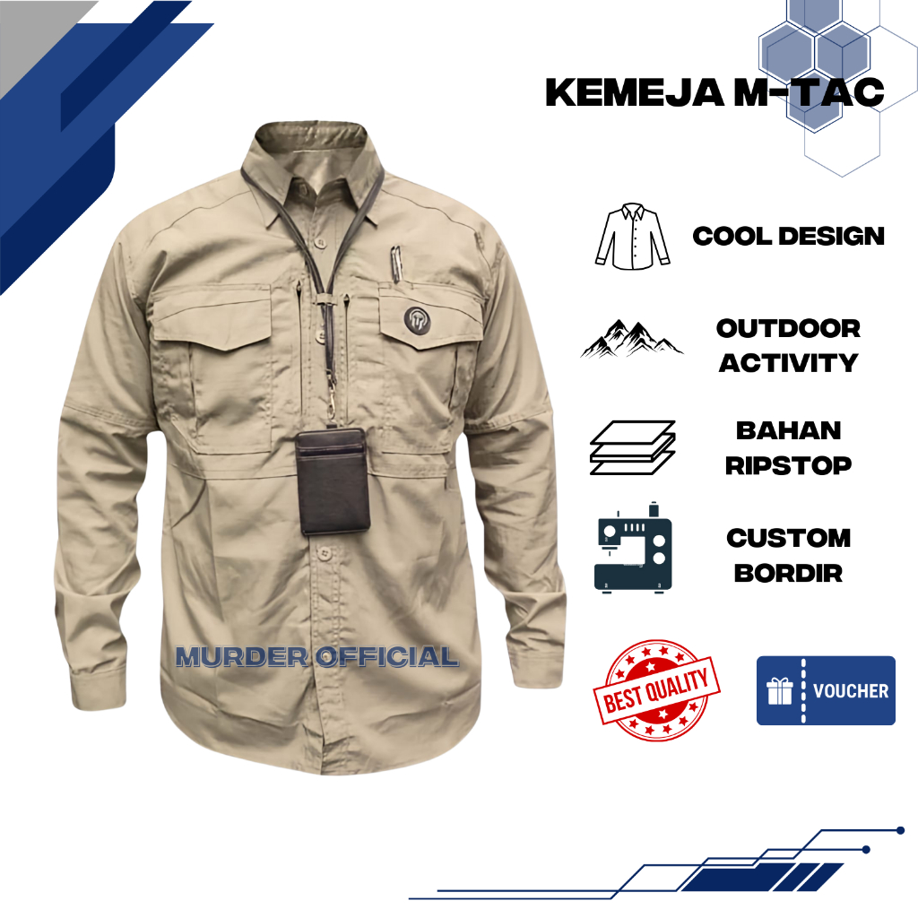 Jual M-TAC SERIES - Kemeja Outdoor Lengan Panjang Pria dan Wanita ...