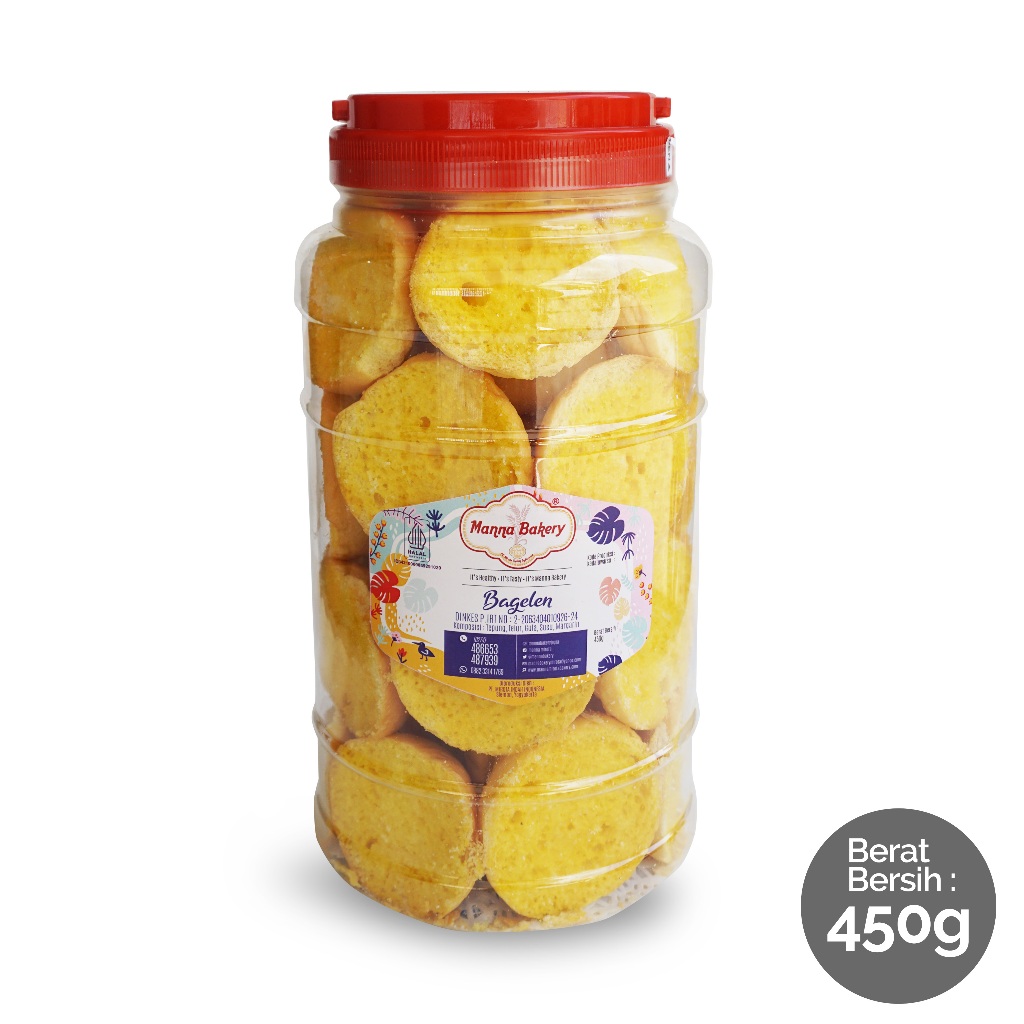 Jual ROTI KERING BAGELEN CRUNCHY BEST SELLER - TOPPING BUTTER & TABURAN ...