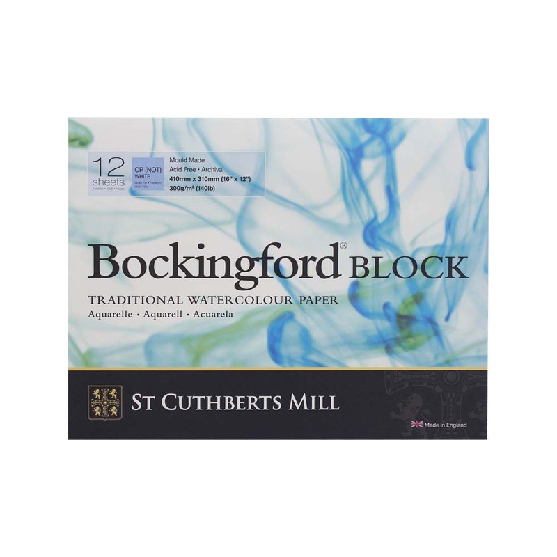 St. Cuthberts Mill Bockingford - Bloc De Papel De Acuarela E | Envío gratis