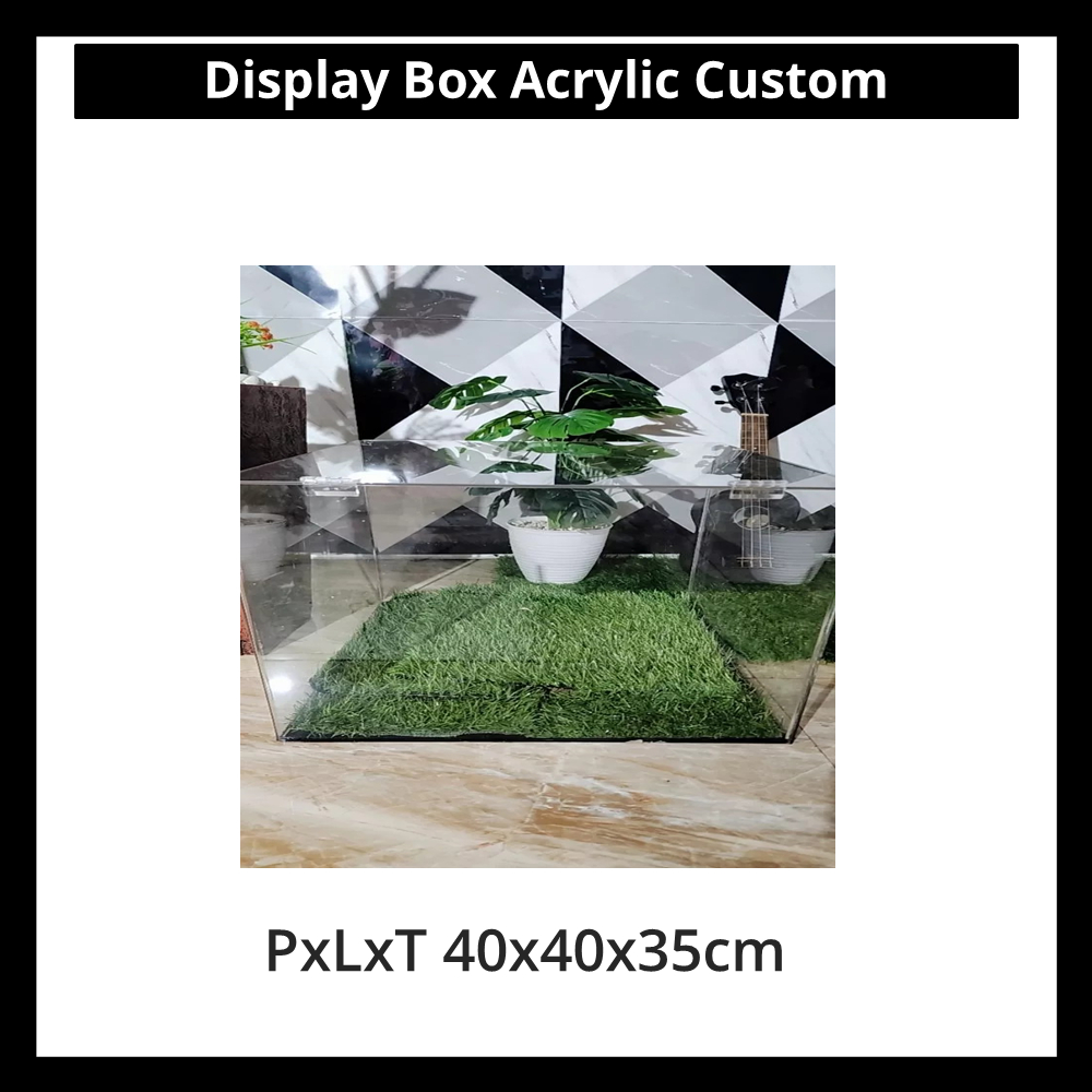 Jual Display Box Akrilik Custom PxLxT 40x40x35cm | Shopee Indonesia