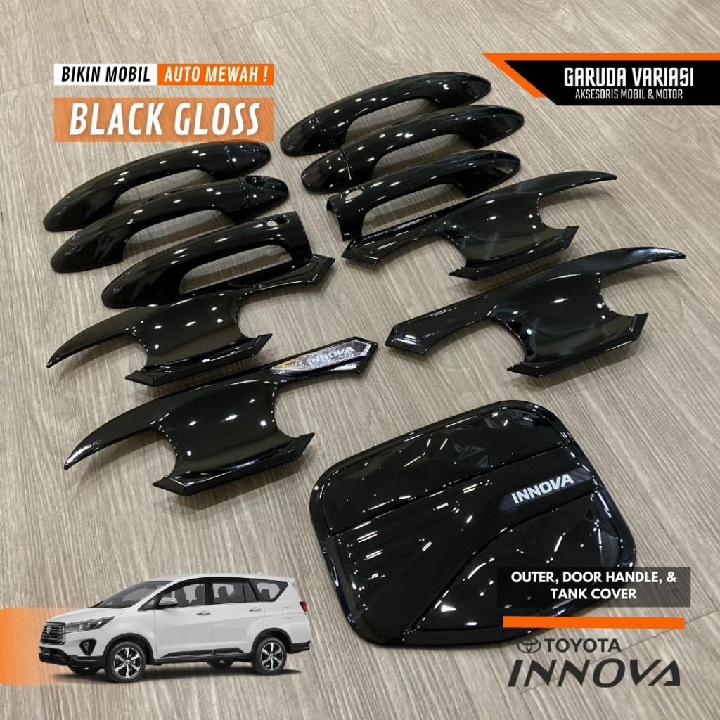 Jual Paket Outer Door Handle Tank Cover Mobil ALL NEW INNOVA 16 ...