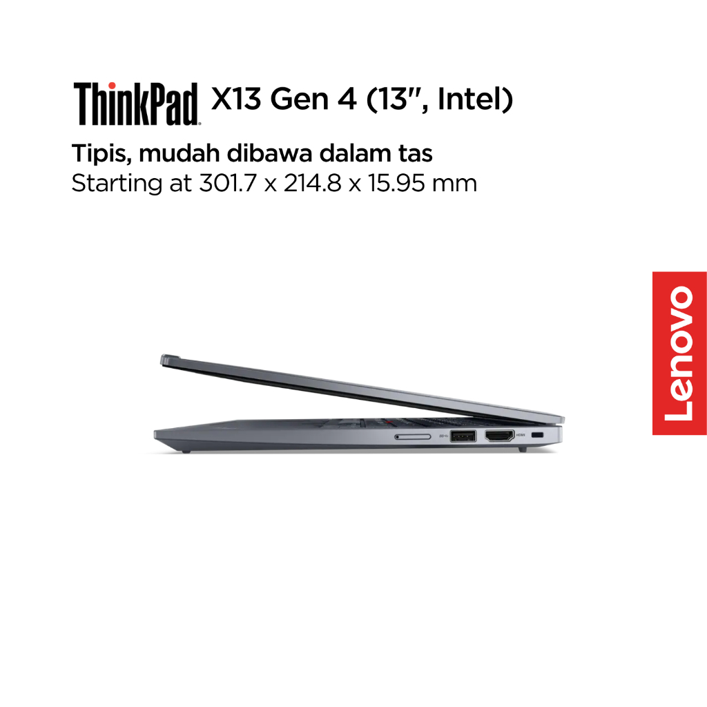 Jual [FREE MOUSE] Lenovo ThinkPad X13 Gen 4 Intel Core I5 1345U Win11 ...