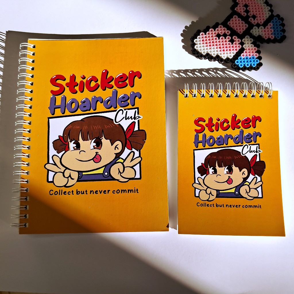 Jual METAL KECIL Sticker Book Pocket Size OREN | Buku Koleksi Sticker ...