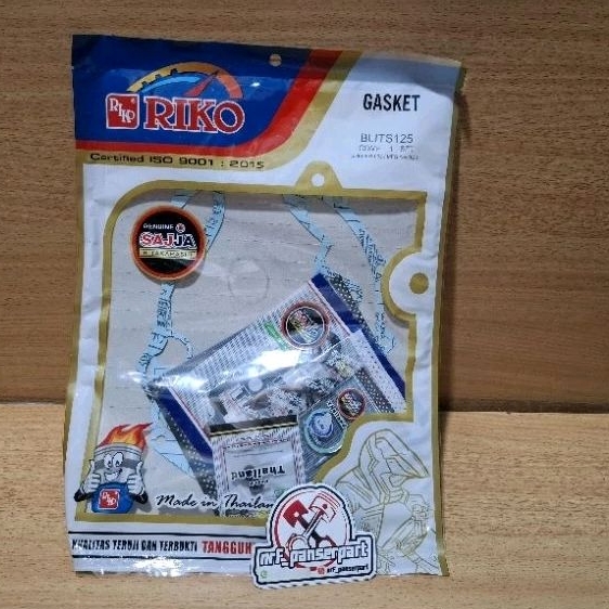 Jual PAKING FULLSET GASKET FULL SET+SEAL KLEP KAWASAKI BLITZ 125 JOY ...