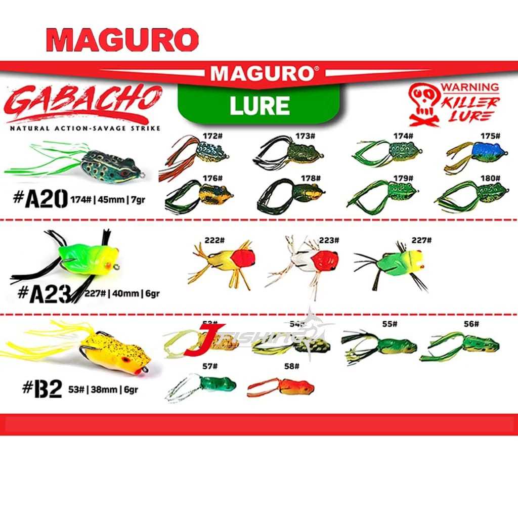 Jual Umpan MAGURO Gabacho 4gr - 6.8gr | Kode A1 - B2 | Pilih Warna ...
