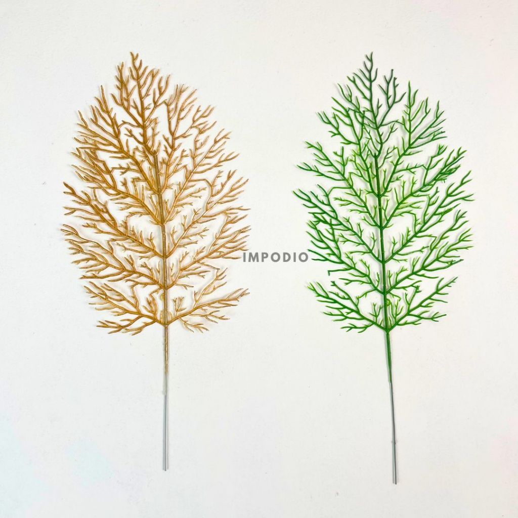 Jual IMPODIO artificial gold tree / daun ranting plastik untuk props ...