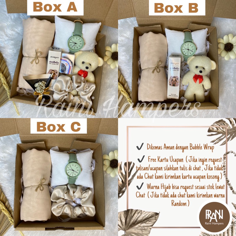 Jual Gift Box Hijab dan Jam Tangan - Hampers Jam Tangan dan Parfum ...