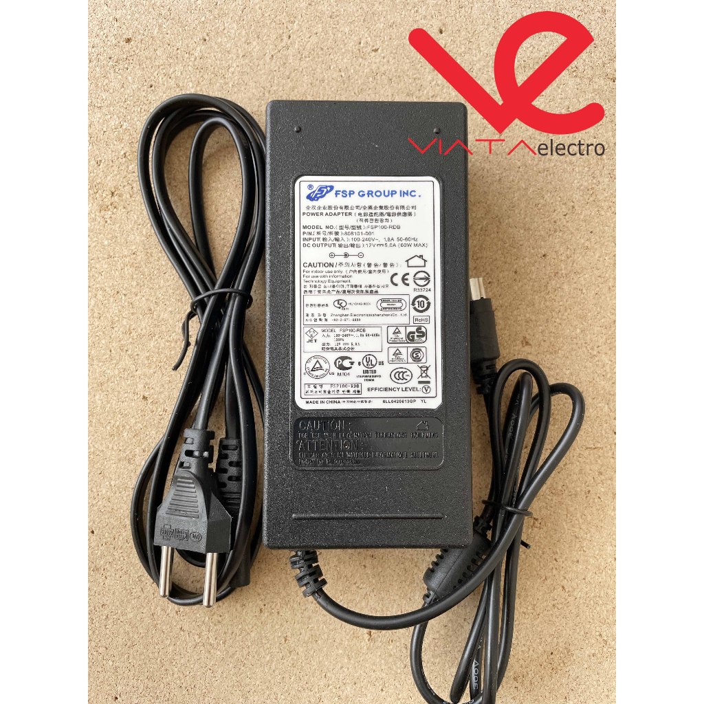 Jual ADAPTOR DVR HIKVISION 12V 5A 4 PIN ADAPTOR 12 V ADAPTOR 12 VOLT 5 ...