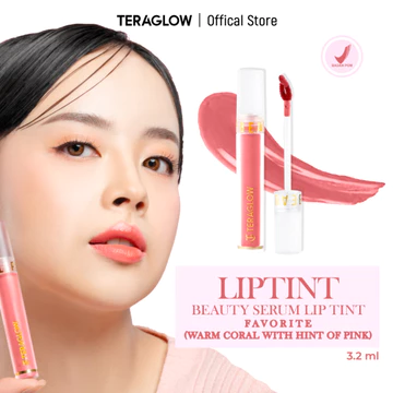 Liptint Serum TERAGLOW Beauty Serum Lip Tint Stain Hydrating Moisturizing Lip Gloss Lipstik