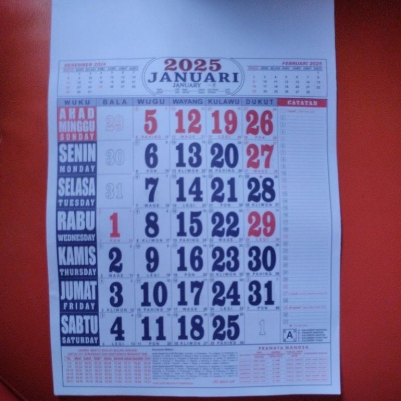 Jual kalender jadul , kalender dinding 2025, kalender masehi | Shopee ...