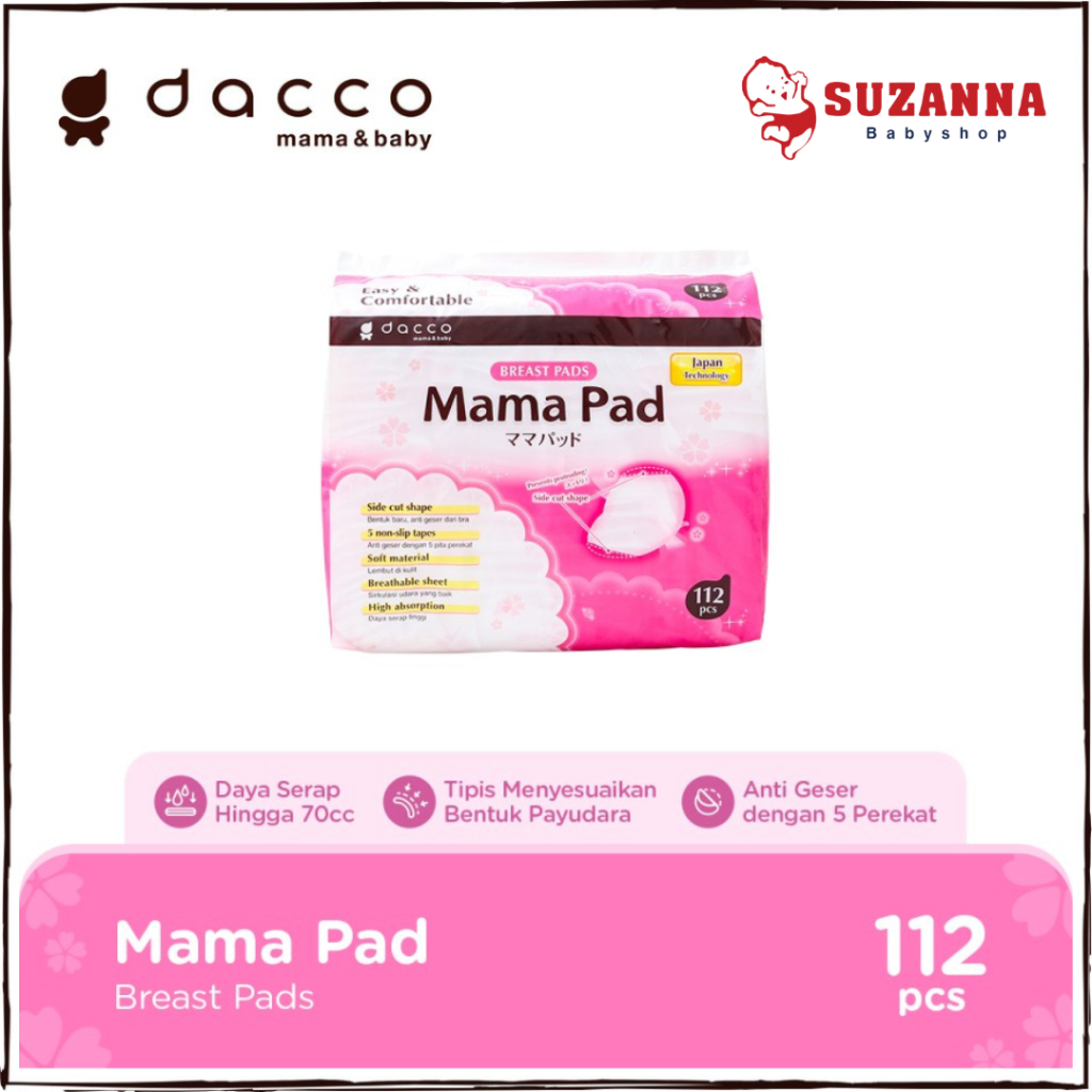 Jual Dacco Mama Pad 3D Isi 112 pcs - Bread Pads / Bantalan Penyerap ASI ...