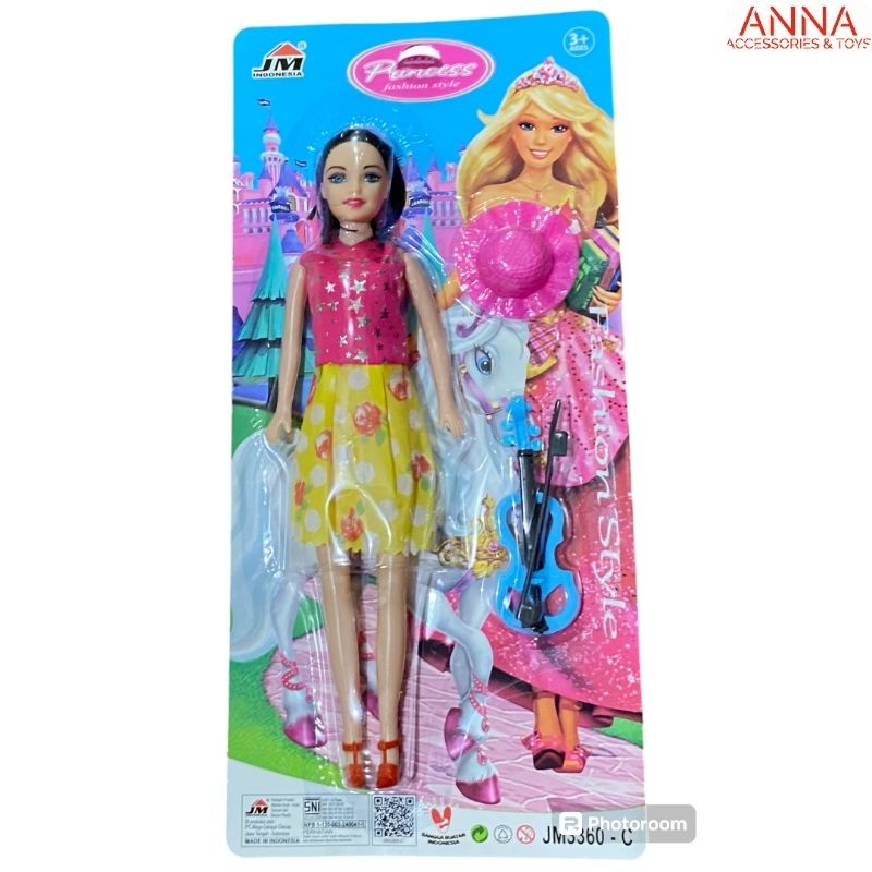 Jual Mainan Barbie Princess + Biola | Shopee Indonesia