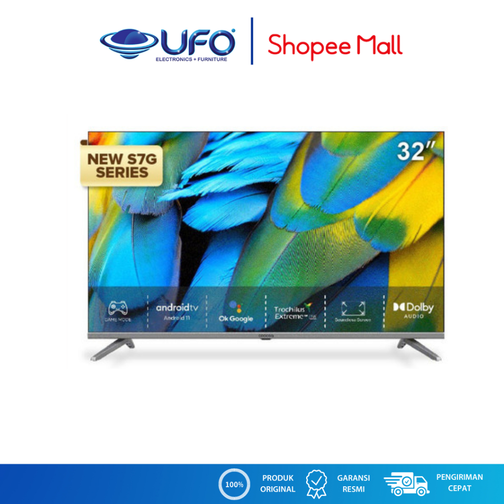 Jual Coocaa 32 inch Smart TV Google TV LED HD 32CTE6600 | Shopee Indonesia