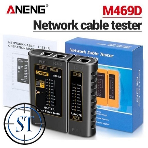 Jual Tester Kabel Jaringan Network Internet Telepon RJ45 RJ11 indikator ...