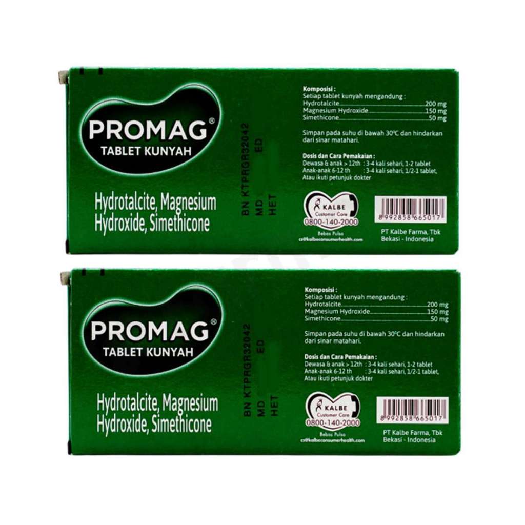 Jual Promag Tablet Box Isi 30 Tablet / Obat Asam Lambung Maag | Shopee ...