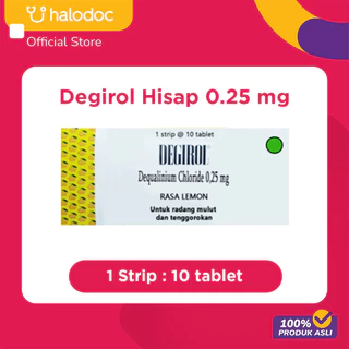 Degirol Hisap 0.25 mg 10 Tablet